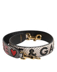 Dolce & Gabbana Multicolor DG AMORE Patch Bag Shoulder Strap