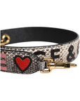 Dolce & Gabbana Multicolor DG AMORE Patch Bag Shoulder Strap