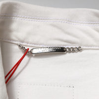 Dolce & Gabbana White Graffiti Cotton Stretch Denim Jacket