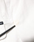 Dolce & Gabbana White Graffiti Cotton Stretch Denim Jacket