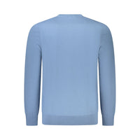 Hugo Boss Light Blue Cotton Men Sweater