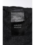 Dolce & Gabbana Black Lace Sheer Sacred Heart Crew Neck Top