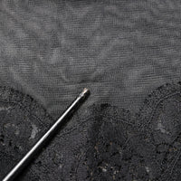Dolce & Gabbana Black Lace Sheer Crew Neck Sleeveless Top