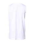 Dolce & Gabbana White Cotton Sleeveless Crew Neck T-shirt