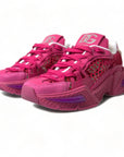 Dolce & Gabbana Pink Airmaster Mesh Panelled Low Top Sneakers Shoes