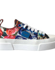 Dolce & Gabbana Multicolor Patchwork Low Top Sneakers Shoes
