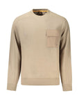 Hugo Boss Beige Cotton Men Sweater