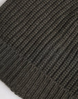 Dolce & Gabbana Dark Gray Cashmere Knit Winter Beanie Hat