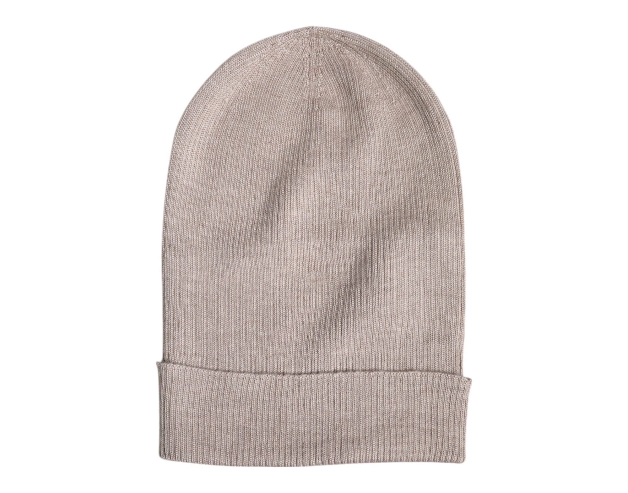 Dolce & Gabbana Beige Cashmere Knitted Winter Beanie Hat