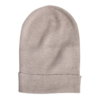 Dolce & Gabbana Beige Cashmere Knitted Winter Beanie Hat