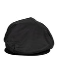 Dolce & Gabbana Black Cotton Newsboy Capello Cabbie Hat