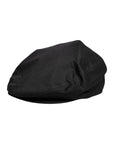 Dolce & Gabbana Black Cotton Newsboy Capello Cabbie Hat