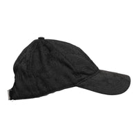 Dolce & Gabbana Black Floral Jacquard 6 Panels Baseball Cap