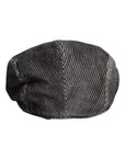 Dolce & Gabbana Gray Cotton Newsboy Capello Cabbie Hat