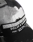 Dolce & Gabbana White Gray Camouflage 6 Panels Baseball Cap