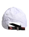 Dolce & Gabbana White Camouflage Print 6 Panels Baseball Cap