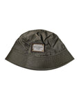 Dolce & Gabbana Brown DG Plaque Wide Brim Bucket Hat
