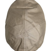 Dolce & Gabbana Beige Cotton Newsboy Capello Cabbie Hat