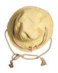 Dolce & Gabbana Yellow Cotton Wide Brim Bucket