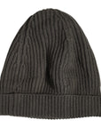 Dolce & Gabbana Green Wool DG Plaque Knitted Winter Beanie Hat