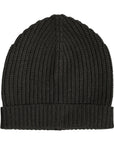 Dolce & Gabbana Dark Gray Cashmere Knit Winter Beanie Hat
