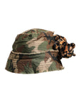Dolce & Gabbana Multicolor Leopard Embellish Wide Brim Bucket Hat