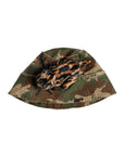 Dolce & Gabbana Multicolor Leopard Embellish Wide Brim Bucket Hat