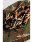 Dolce & Gabbana Multicolor Leopard Embellish Wide Brim Bucket Hat