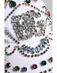 Dolce & Gabbana White Multicolor Crystal Embellish Baseball Cap