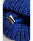 Dolce & Gabbana Blue Wool Knitted Winter Beanie Hat