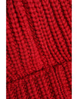 Dolce & Gabbana Red Solid Wool Knitted Winter Beanie Hat