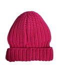 Dolce & Gabbana Pink Solid Wool Knitted Winter Beanie Hat