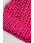Dolce & Gabbana Pink Solid Wool Knitted Winter Beanie Hat
