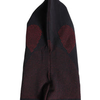 Dolce & Gabbana Black Cotton Knitted Ski Mask Balaclava Hat