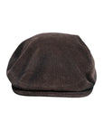 Dolce & Gabbana Brown Cotton Newsboy Capello Cabbie Hat