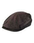 Dolce & Gabbana Brown Cotton Newsboy Capello Cabbie Hat