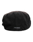 Dolce & Gabbana Brown Cotton Newsboy Capello Cabbie Hat