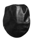 Dolce & Gabbana Black Calf Newsboy Capello Cabbie Hat