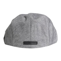Dolce & Gabbana Gray Cotton Newsboy Capello Cabbie Hat