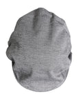 Dolce & Gabbana Gray Cotton Newsboy Capello Cabbie Hat