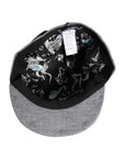 Dolce & Gabbana Gray Cotton Newsboy Capello Cabbie Hat