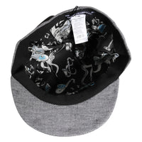 Dolce & Gabbana Gray Cotton Newsboy Capello Cabbie Hat