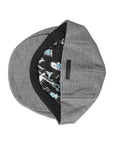 Dolce & Gabbana Gray Cotton Newsboy Capello Cabbie Hat