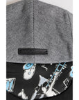Dolce & Gabbana Gray Cotton Newsboy Capello Cabbie Hat
