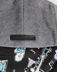 Dolce & Gabbana Gray Cotton Newsboy Capello Cabbie Hat