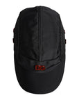 Dolce & Gabbana Black Nylon Logo 6 Panels Baseball Cap