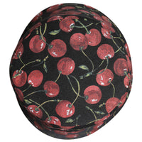 Dolce & Gabbana Black Cotton Printed Wide Brim Bucket Hat
