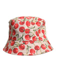Dolce & Gabbana Beige Cotton Printed Wide Brim Bucket Hat