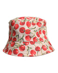 Dolce & Gabbana Beige Cotton Printed Wide Brim Bucket Hat