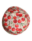 Dolce & Gabbana Beige Cotton Printed Wide Brim Bucket Hat